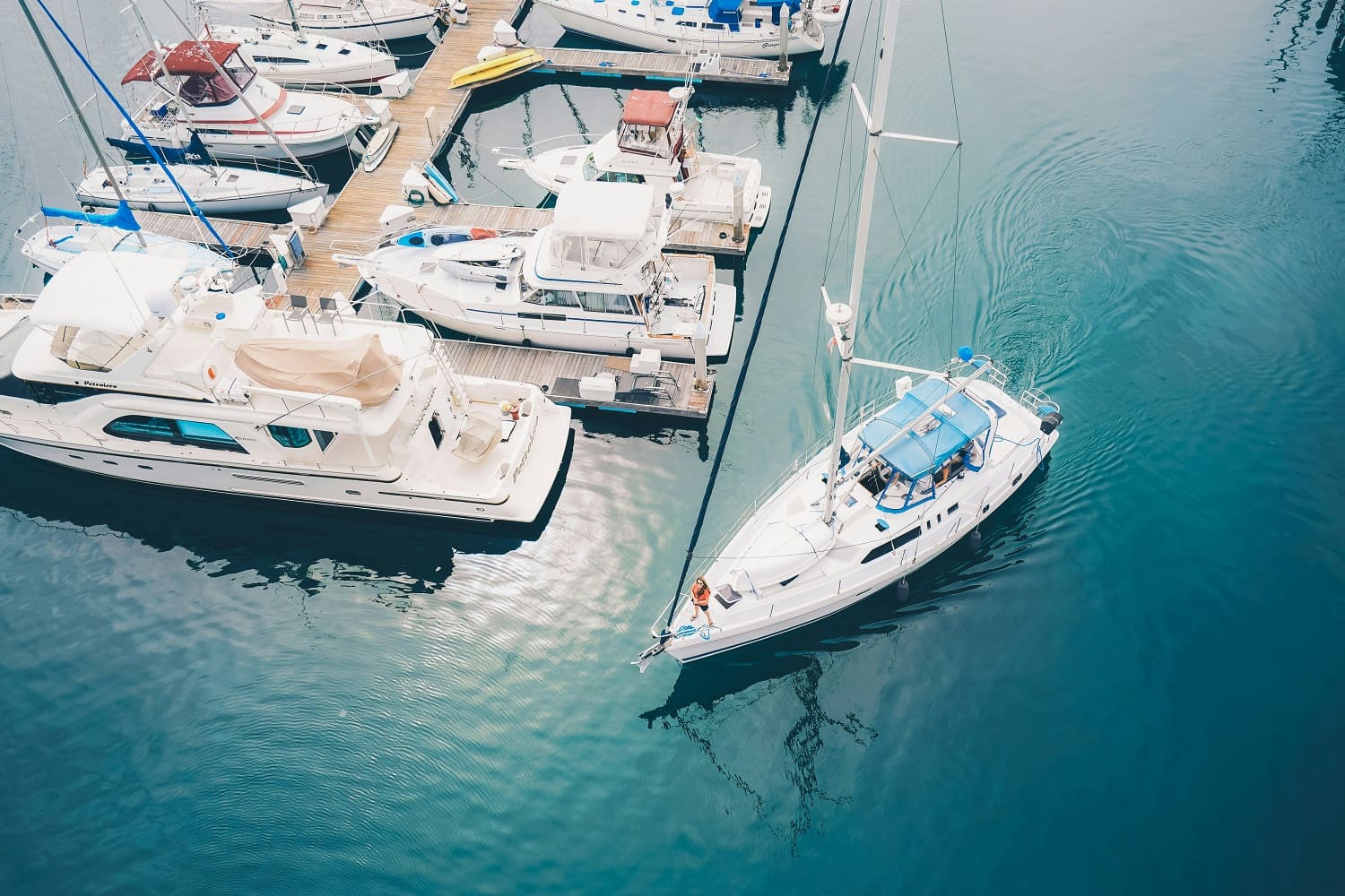 Boat on calm Massachusetts water insured through NOVA Insurance Raynham